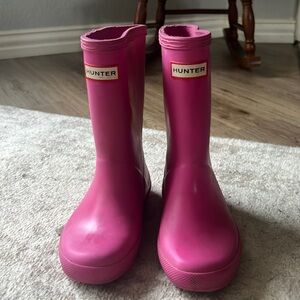 Hunter Boots for Toddlers. Pink. Great condition!